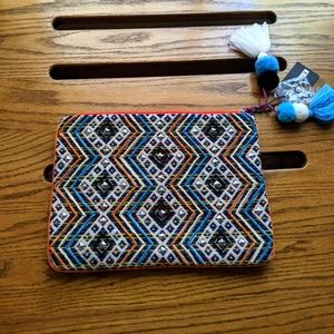 Steve Madden LG Beaded Summer Clutch